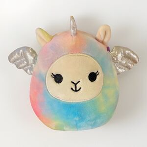 Squishmallow 5" Llama Pegasus Tye Dyed Claire’s Exclusive